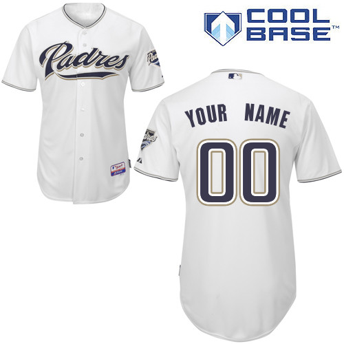 Jerseys Factory Cheap Padres Customized Authentic White Cool Bas