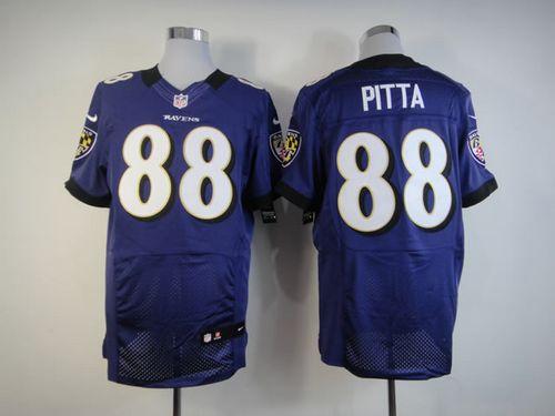 Jerseys Factory Cheap Nike Ravens #88 Dennis Pitta Purple Team C