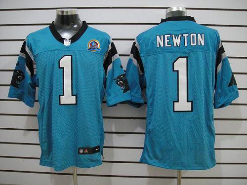 Jerseys Factory Cheap Nike Panthers #1 Cam Newton Blue Alternate