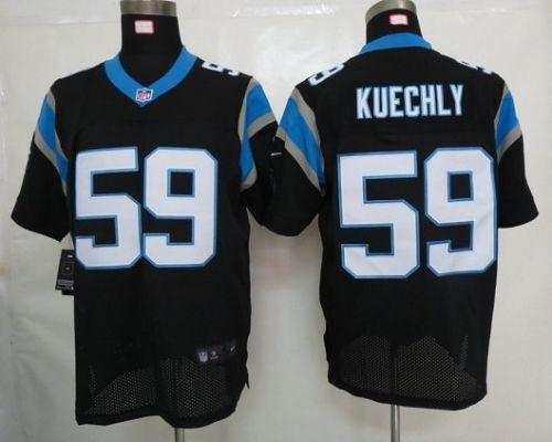 Jerseys Factory Cheap Nike Panthers #59 Luke Kuechly Black Team