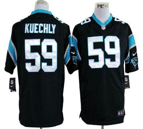 Jerseys Factory Cheap Nike Panthers #59 Luke Kuechly Black Team