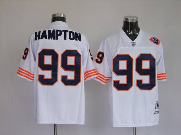 Jerseys Factory Cheap Mitchell & Ness Bears #99 Dan Hampton Whit