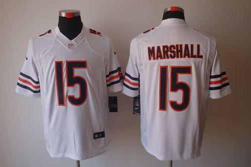 Jerseys Factory Cheap Nike Bears #15 Brandon Marshall White Men'