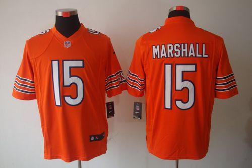 Jerseys Factory Cheap Nike Bears #15 Brandon Marshall Orange Alt