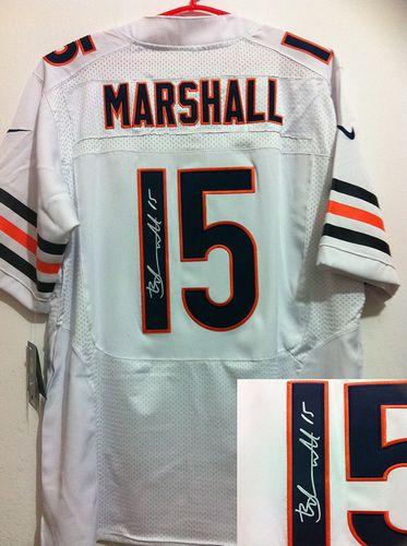 Jerseys Factory Cheap Nike Bears #15 Brandon Marshall White Men'