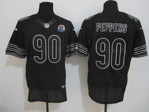 Jerseys Factory Cheap Nike Bears #90 Julius Peppers Black Shadow