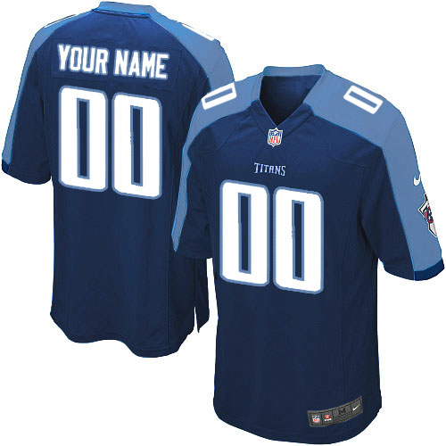 Jerseys Factory Cheap Nike Tennessee Titans Customized Navy Blue