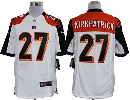 Jerseys Factory Cheap Nike Bengals #27 Dre Kirkpatrick White Men