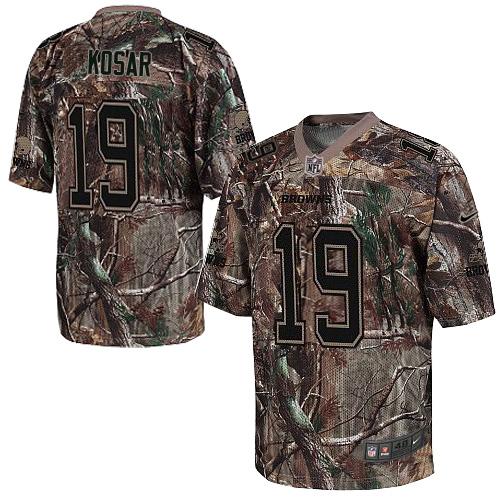 Jerseys Factory Cheap Nike Browns #19 Bernie Kosar Camo Men's Em
