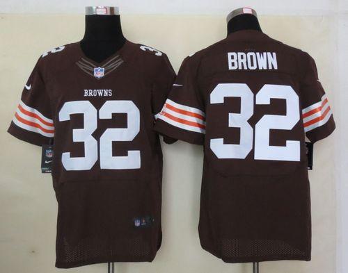 Jerseys Factory Cheap Nike Browns #32 Jim Brown Brown Team Color