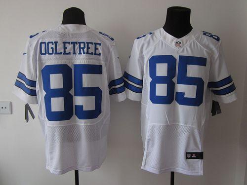 Jerseys Factory Cheap Nike Cowboys #85 Kevin Ogletree White Men'