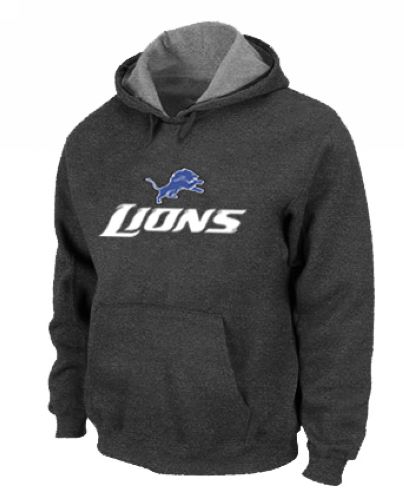 Jerseys Factory Cheap Detroit Lions Authentic Logo Pullover Hood