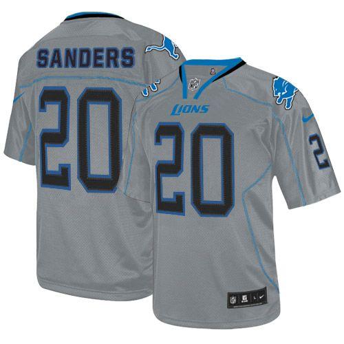 Jerseys Factory Cheap Nike Lions #20 Barry Sanders Lights Out Gr