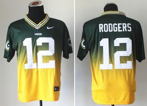 Jerseys Factory Cheap Nike Packers #12 Aaron Rodgers Green/Gold