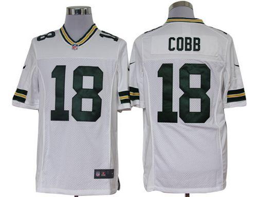 Jerseys Factory Cheap Nike Packers #18 Randall Cobb White Men's