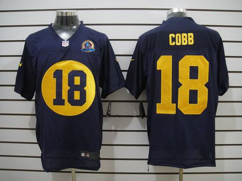 Jerseys Factory Cheap Nike Packers #18 Randall Cobb Navy Blue Al