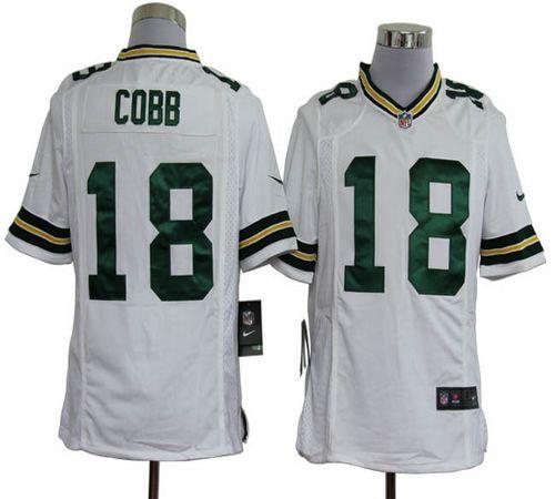 Jerseys Factory Cheap Nike Packers #18 Randall Cobb White Men's
