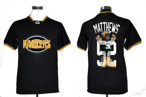 Jerseys Factory Cheap Nike Packers #52 Clay Matthews Black Men's