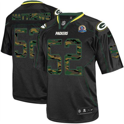 Jerseys Factory Cheap Nike Packers #52 Clay Matthews Black With