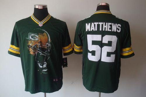 Jerseys Factory Cheap Nike Packers #52 Clay Matthews Green Team