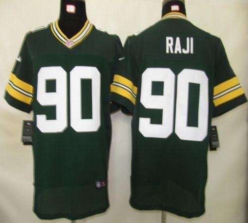 Jerseys Factory Cheap Nike Packers #90 B.J. Raji Green Team Colo