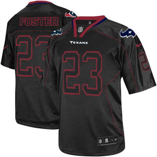 Jerseys Factory Cheap Nike Texans #23 Arian Foster Lights Out Bl