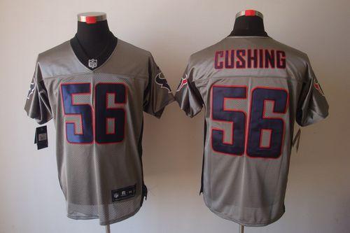Jerseys Factory Cheap Nike Texans #56 Brian Cushing Grey Shadow