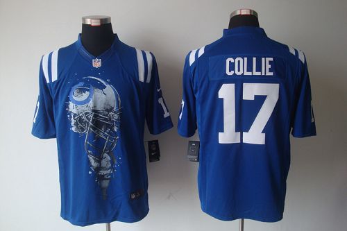 Jerseys Factory Cheap Nike Colts #17 Austin Collie Royal Blue Te