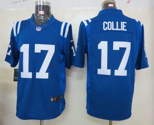 Jerseys Factory Cheap Nike Colts #17 Austin Collie Royal Blue Te