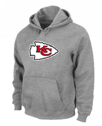 Jerseys Factory Cheap Kansas City Chiefs Logo Pullover Hoodie Gr