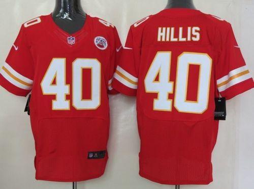 Jerseys Factory Cheap Nike Chiefs #40 Peyton Hillis Red Team Col