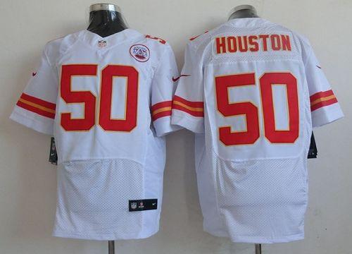Jerseys Factory Cheap Nike Chiefs #50 Justin Houston White Men's