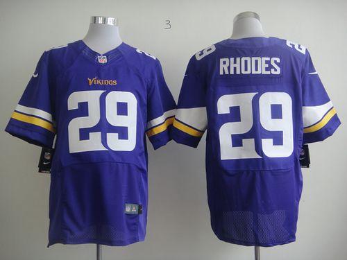 Jerseys Factory Cheap Nike Vikings #29 Xavier Rhodes Purple Team