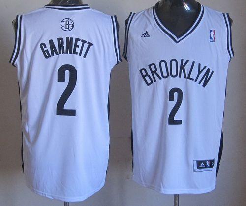 Jerseys Factory Cheap Revolution 30 Nets #2 Kevin Garnett White