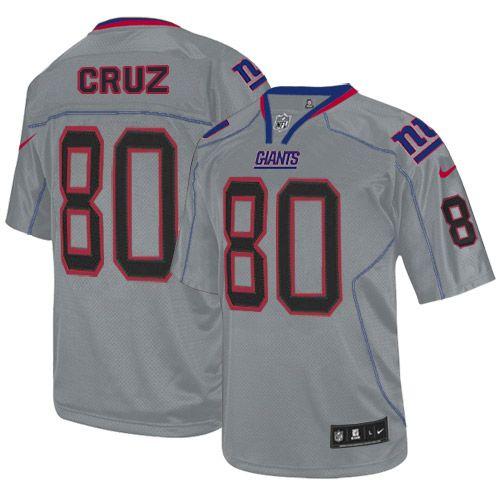 Jerseys Factory Cheap Nike Giants #80 Victor Cruz Lights Out Gre