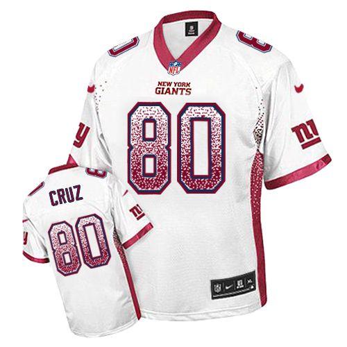 Jerseys Factory Cheap Nike Giants #80 Victor Cruz White Men's Em