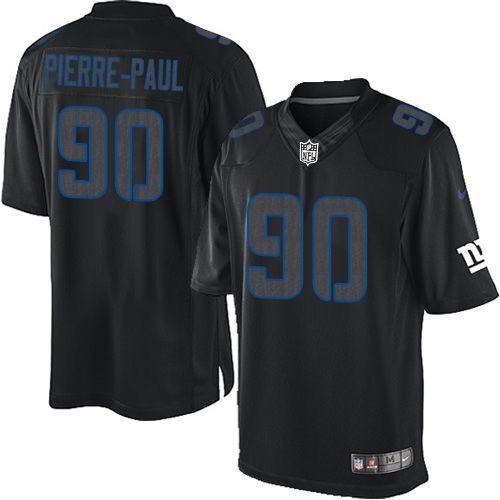 Jerseys Factory Cheap Nike Giants #90 Jason Pierre-Paul Black Me