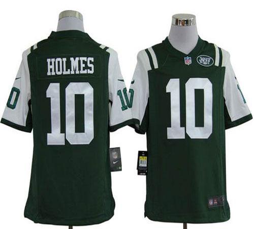 Jerseys Factory Cheap Nike Jets #10 Santonio Holmes Green Team C