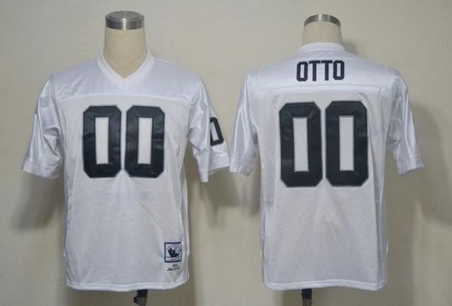Jerseys Factory Cheap Mitchell And Ness Raiders #0 Jim Otto Whit