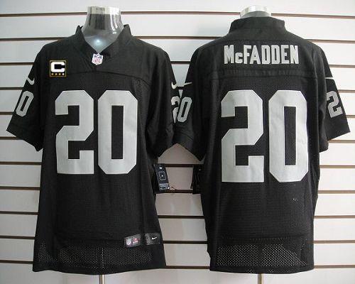 Jerseys Factory Cheap Nike Raiders #20 Darren McFadden Black Tea
