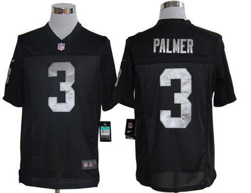 Jerseys Factory Cheap Nike Raiders #3 Carson Palmer Black Team C