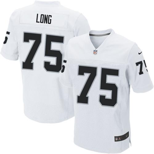 Jerseys Factory Cheap Nike Raiders #75 Howie Long White Men's Em