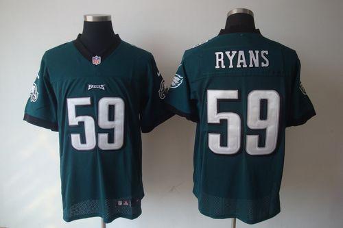 Jerseys Factory Cheap Nike Eagles #59 DeMeco Ryans Midnight Gree
