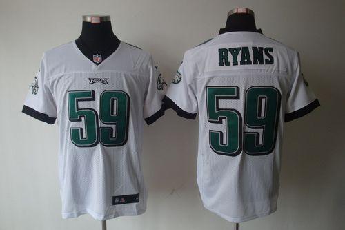 Jerseys Factory Cheap Nike Eagles #59 DeMeco Ryans White Men's E
