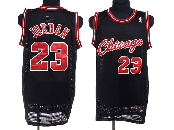Jerseys Factory Cheap Bulls #23 Michael Jordan Embroidered Black
