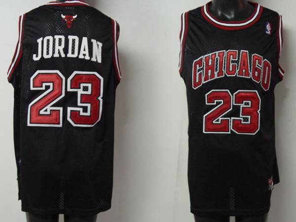 Jerseys Factory Cheap Bulls #23 Michael Jordan Embroidered Black