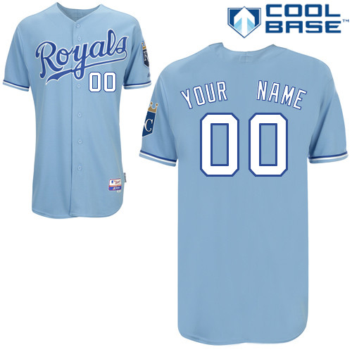Jerseys Factory Cheap Royals Personalized Authentic Light Blue C